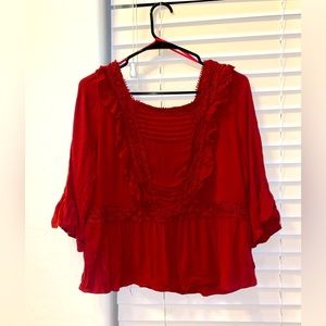 3 for $20 Maroon Francesca Top